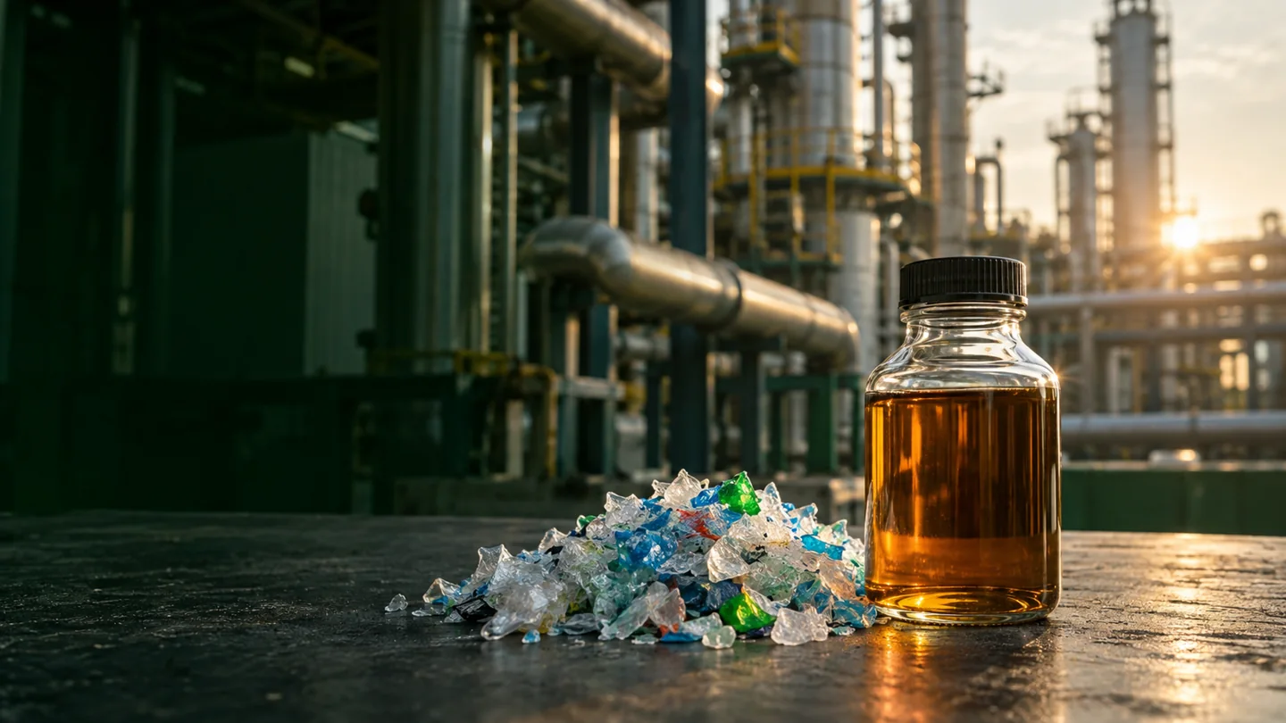 Illustrative Plastic Pyrolysis Oil material